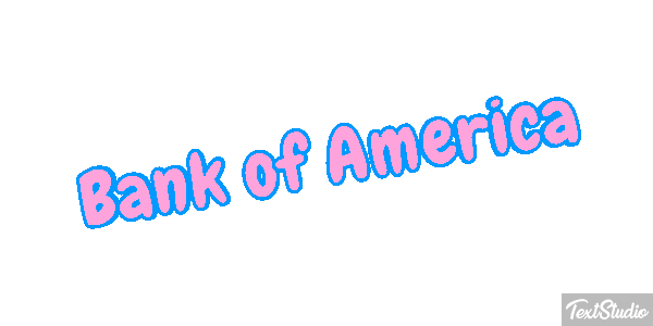 Bank of America Effetto testo