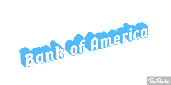 Bank of America Effetto testo