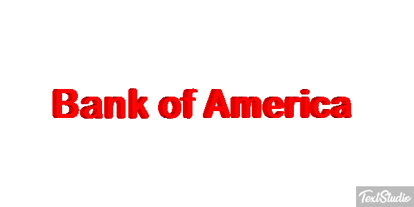 Bank of America Effetto testo