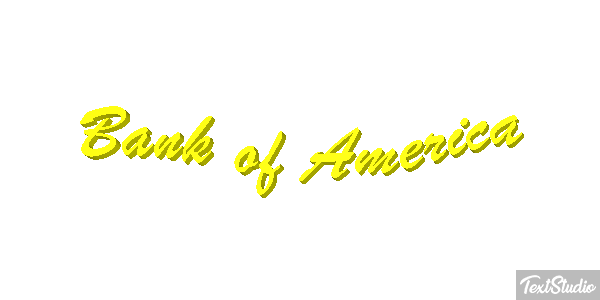 Bank of America Effetto testo