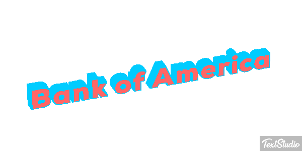 Bank of America Effetto testo
