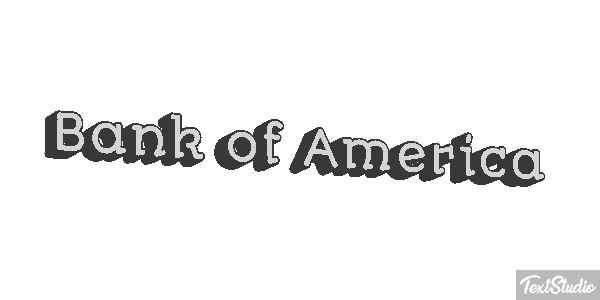 Bank of America Effetto testo