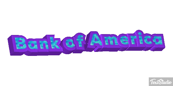 Bank of America Effetto testo