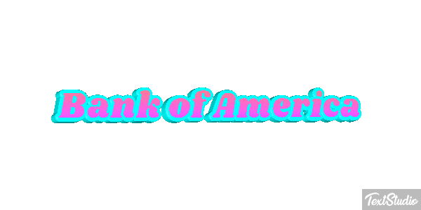 Bank of America Effetto testo