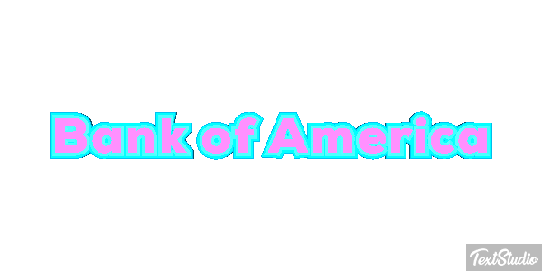 Bank of America Effetto testo
