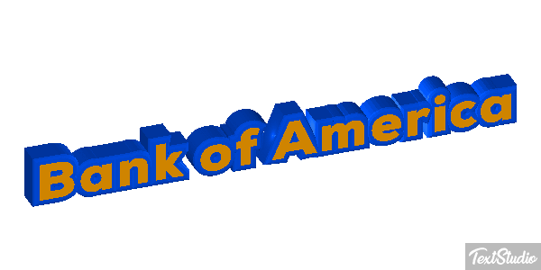 Bank of America Effetto testo