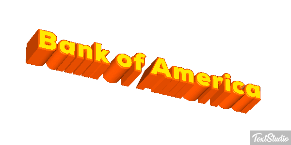 Bank of America Effetto testo