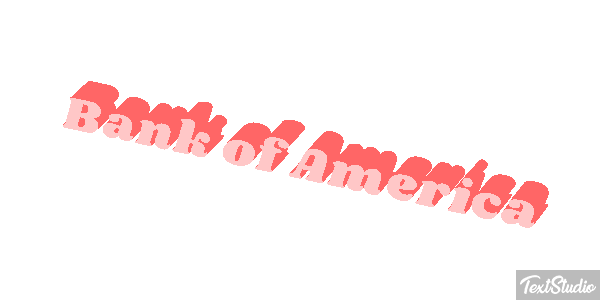 Bank of America Effetto testo