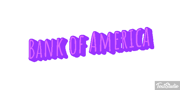 Bank of America Effetto testo