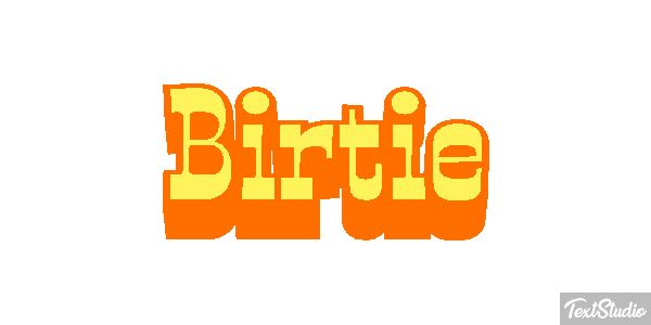 Birtie Text effect