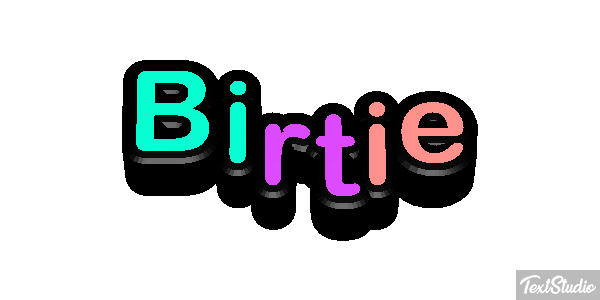 Birtie Text effect