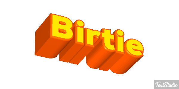 Birtie Text effect