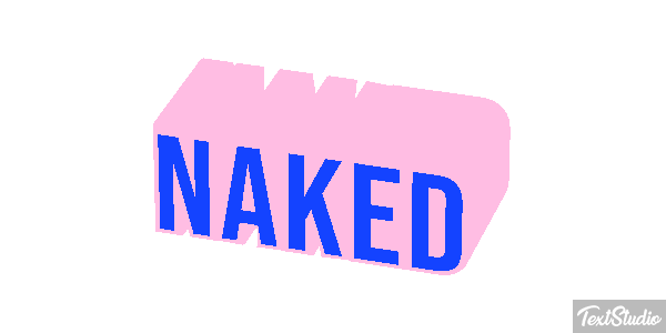 Naked Text effect