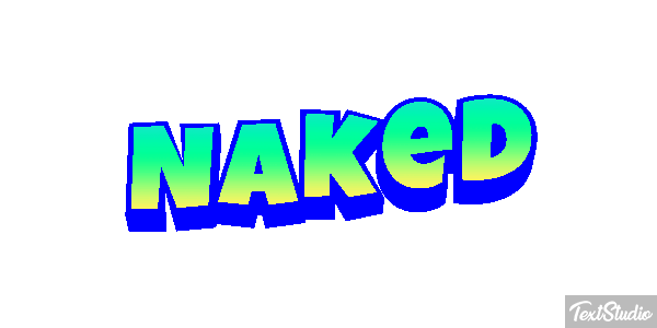 Naked Text effect