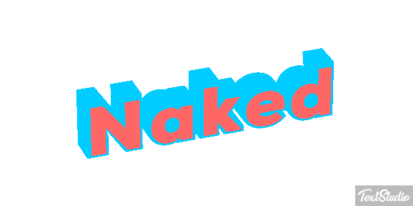 Naked Text effect