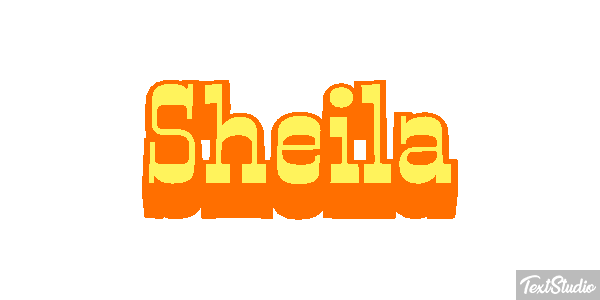 Sheila Text effect