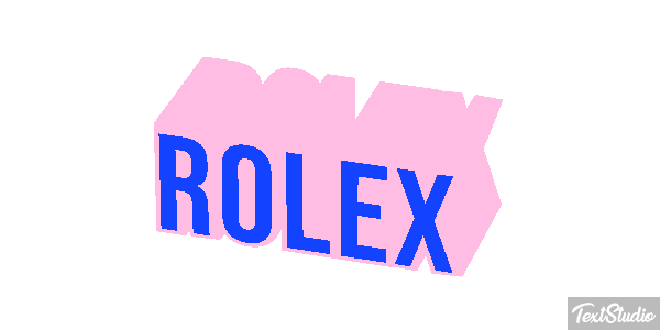 Rolex Tekst effect