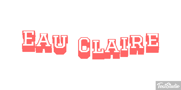 Eau Claire Efekt tekstowy