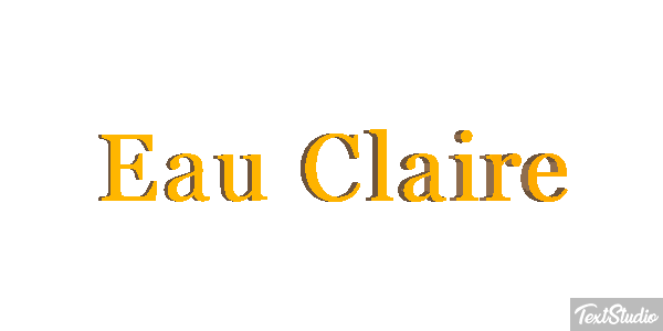 Eau Claire Efekt tekstowy
