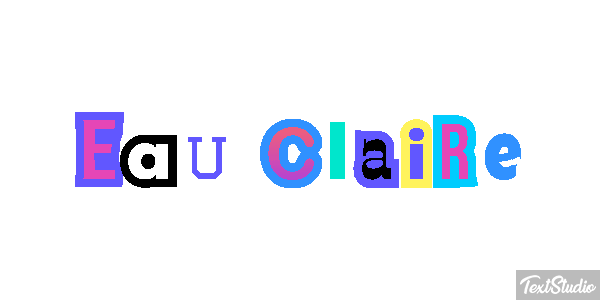 Eau Claire Efekt tekstowy