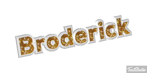 Broderick Text effect