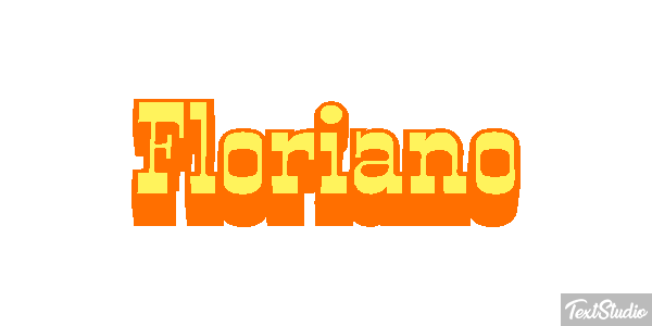 Floriano Efecto de texto