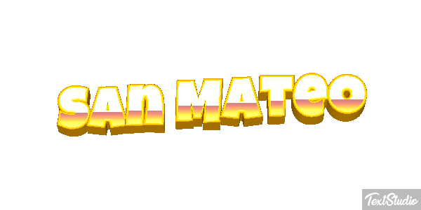 San Mateo Effetto testo