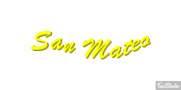 San Mateo Effetto testo
