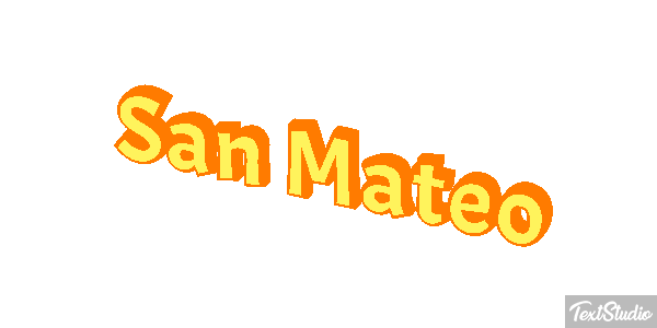 San Mateo Effetto testo