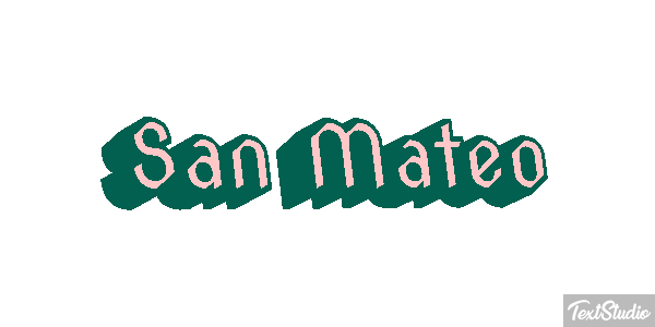 San Mateo Effetto testo