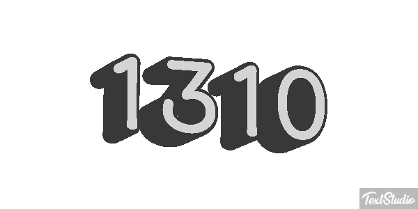 1310 Text effect