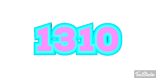 1310 Text effect