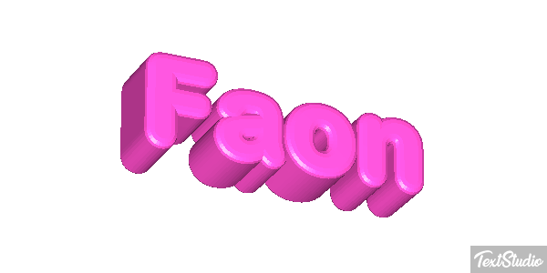 Faon Effet de texte