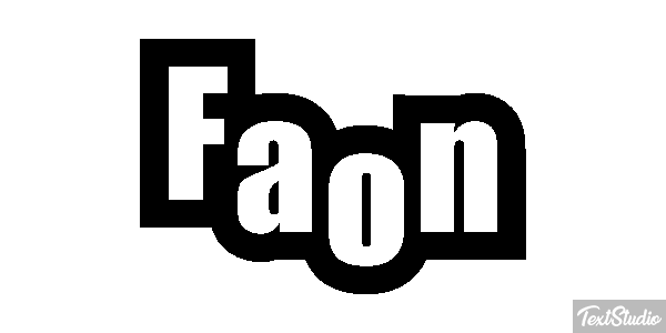 Faon Effet de texte