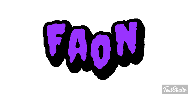 Faon Effet de texte