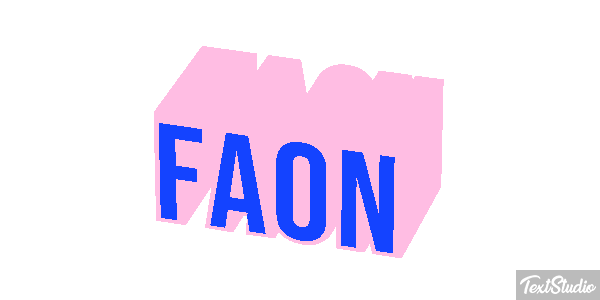 Faon Effet de texte