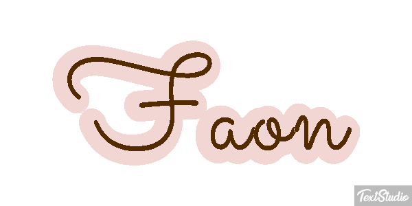 Faon Effet de texte