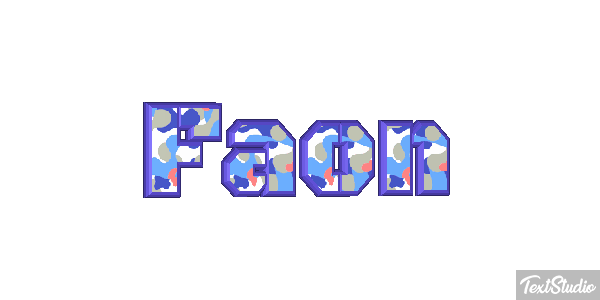 Faon Effet de texte
