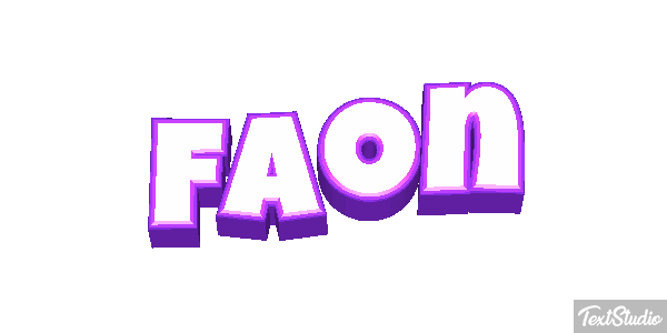 Faon Effet de texte