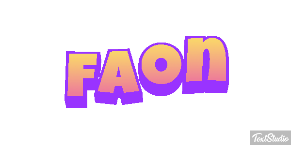 Faon Effet de texte