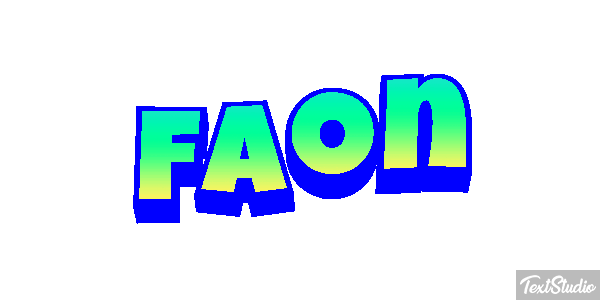 Faon Effet de texte