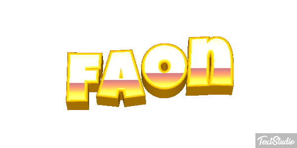 Faon Effet de texte