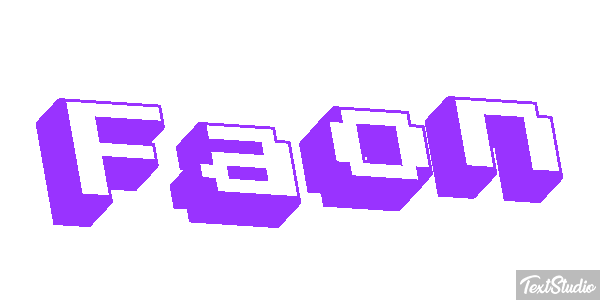 Faon Effet de texte