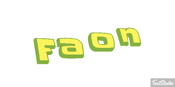 Faon Effet de texte