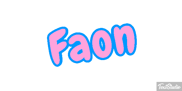 Faon Effet de texte