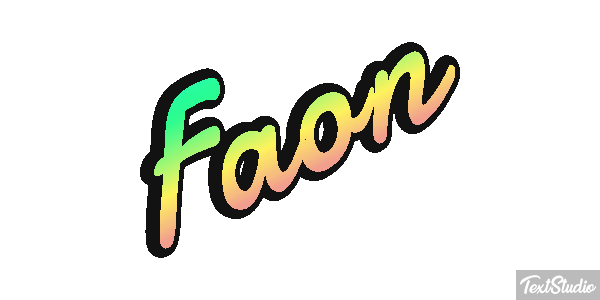 Faon Effet de texte