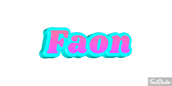 Faon Effet de texte