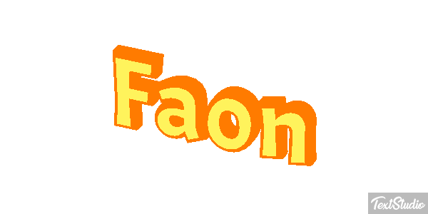 Faon Effet de texte