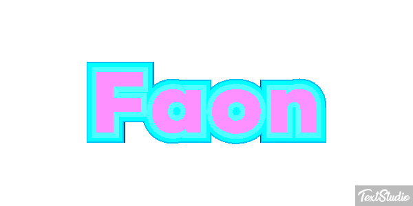 Faon Effet de texte