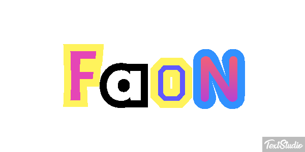 Faon Effet de texte